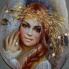 Схема вышивки «Русская красавица»