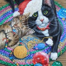 Схема вышивки «милые друзья»