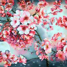 Схема вышивки «Сакура»