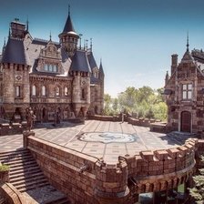 Схема вышивки «Замок Гарибальди»