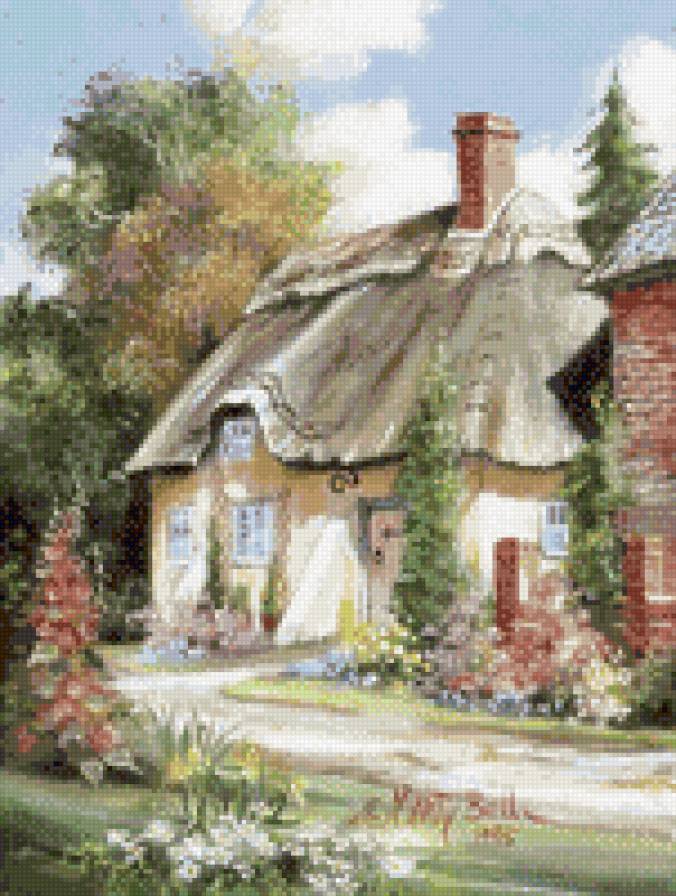 уютный домик - деревня, природа, домики - предпросмотр