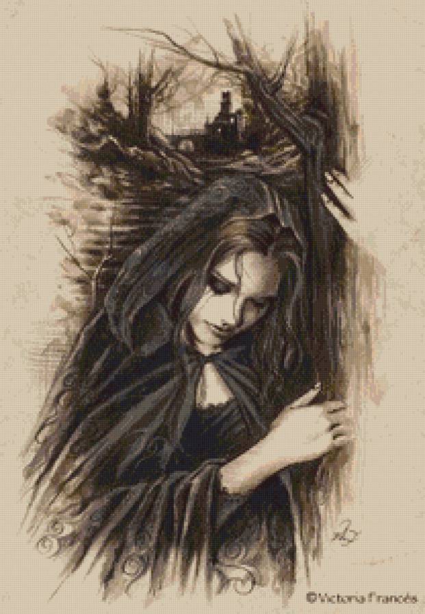 Готика (ПНК) - виктория францез, готика, девушка, пнк им. кирова - предпросмотр