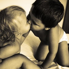 Схема вышивки «Любовь детей»