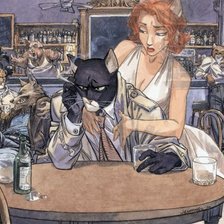 Схема вышивки «В грязном баре»