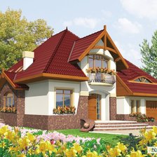 Схема вышивки «Дом моей мечты»