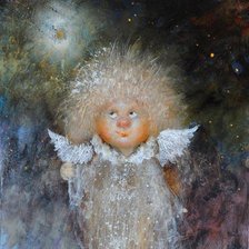 Схема вышивки «ангелочек»