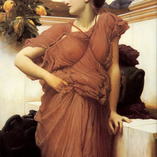 Схема вышивки «профиль девушки»