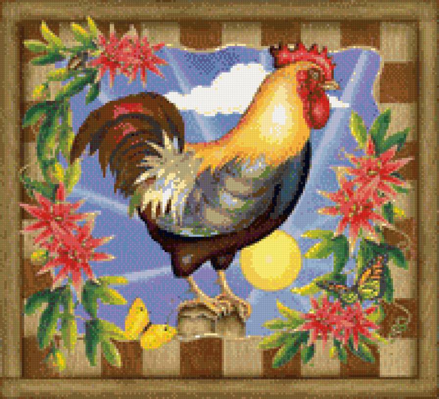 Утро в деревне - петушок - предпросмотр