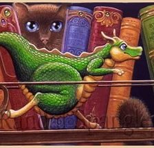 Схема вышивки «дракончик»