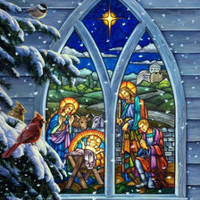 Схема вышивки «Рождество»