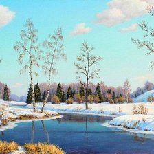 Схема вышивки «Весенний лес»