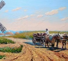 Схема вышивки «Чумаки з волами»