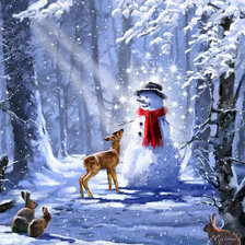 Схема вышивки «Зимняя сказка»