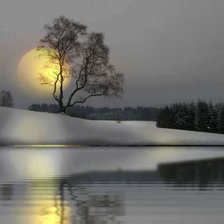 Схема вышивки «Пейзаж»