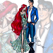 Схема вышивки «Русалочка»