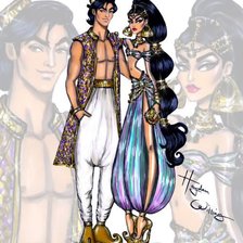 Схема вышивки «Алладин»