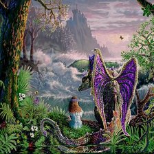 Схема вышивки «беседа»