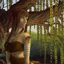 Схема вышивки «воин»