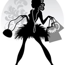 Схема вышивки «shopping»