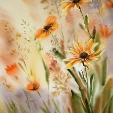 Схема вышивки «цветы»