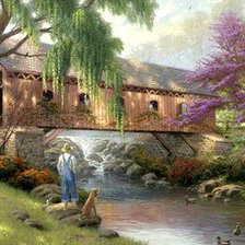 Схема вышивки «тихая рыбалка»