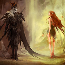 Схема вышивки «эльфы»