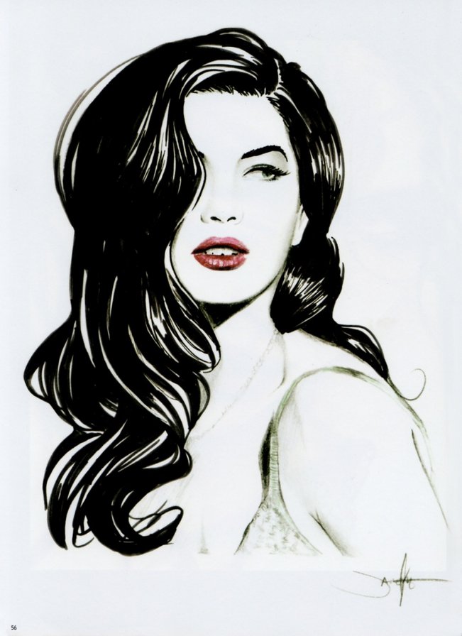 девушка - девушка, портрет, мистика, красивая, фэнтези - оригинал