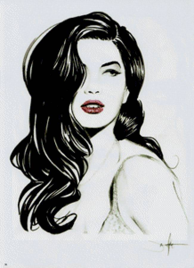 девушка - красивая, портрет, фэнтези, девушка, мистика - предпросмотр