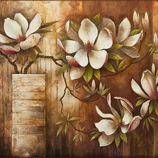 Схема вышивки «Магнолия»