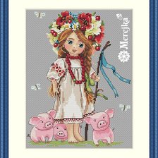 Схема вышивки «пастушка мережка»