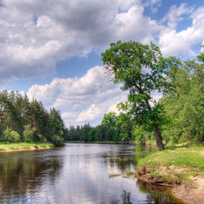 Схема вышивки «На берегу»