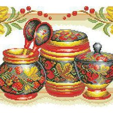 Схема вышивки «хохлома»