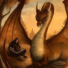 Схема вышивки «дракон»