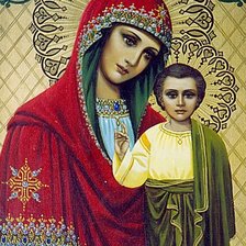 Схема вышивки «икона»