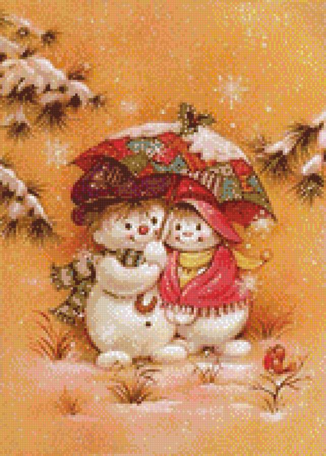 снеговики - предпросмотр