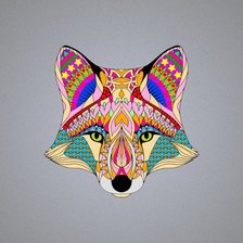 Схема вышивки «Яркая лиса»