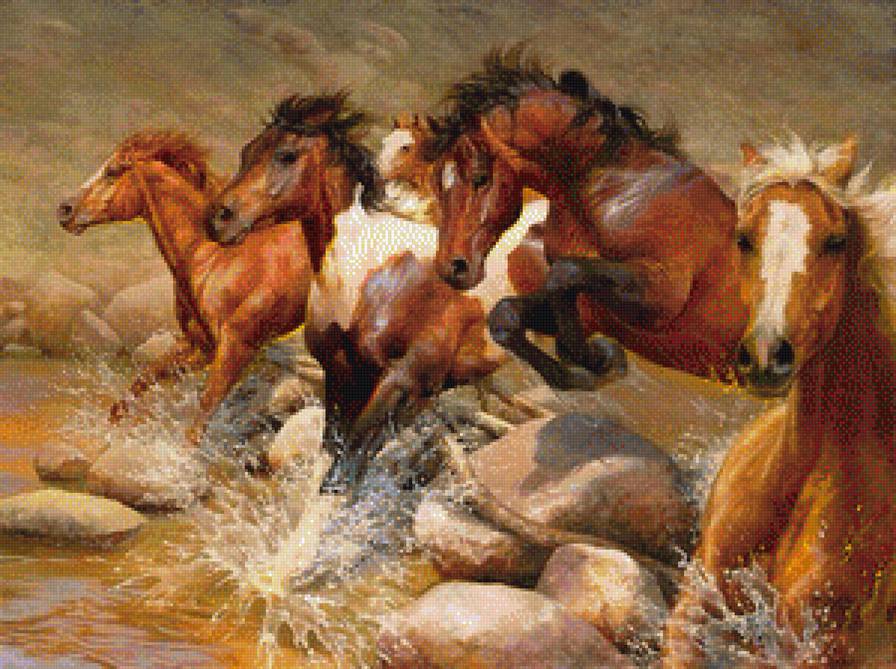 Табун лошадей - предпросмотр