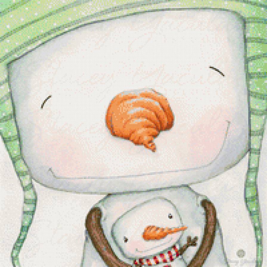 снеговик - новый год - предпросмотр