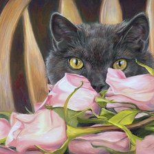 Схема вышивки «Домашние любимцы»