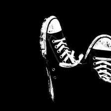 Схема вышивки «кеды»