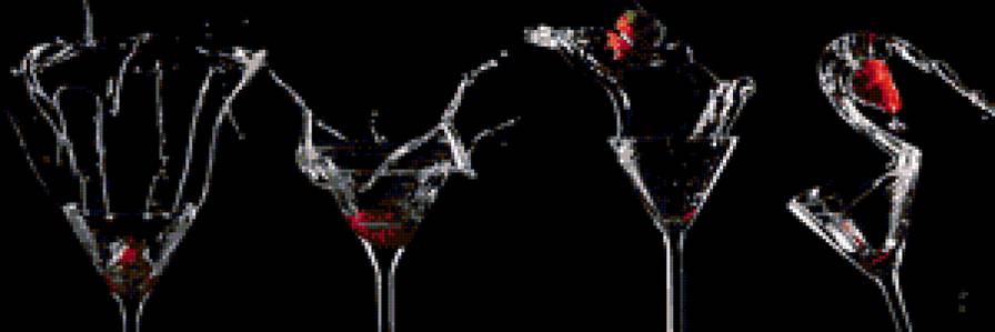 клубника в бокале - предпросмотр