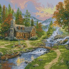 Схема вышивки «Утро»