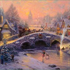 Схема вышивки «рождественская сказка»