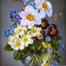 Схема вышивки «букет»