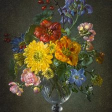 Схема вышивки «букет»