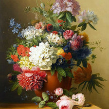 Схема вышивки «букет»