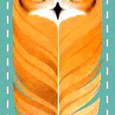 Схема вышивки «Закладка сова»