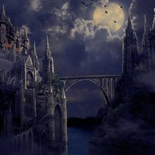 Схема вышивки «Замок»