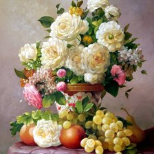 Схема вышивки «натюрморт»