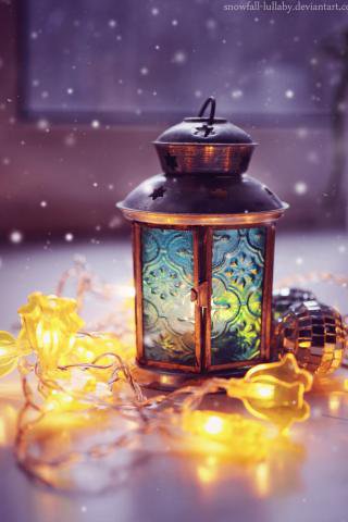 фонарь на рождество - волшебство рождество, фонарь - оригинал